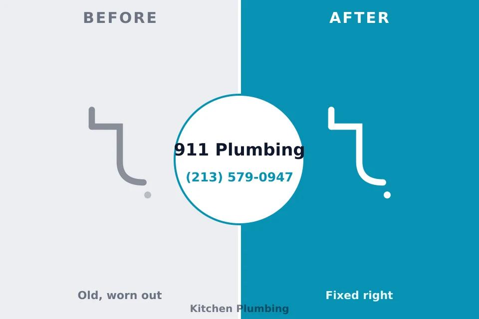 Before and after: plumbing repair Sun Prairie, WI